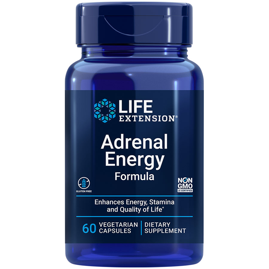 Adrenal Energy Formula 60 vegetarian capsules Help inhibit the effects of stress