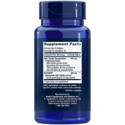 Advanced Milk Thistle 60 softgels Supplement Facts