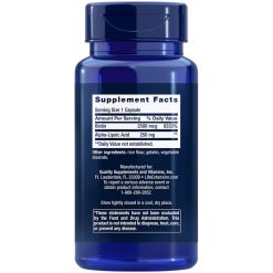 Alpha-Lipoic Acid with Biotin 60 capsules supplement facts
