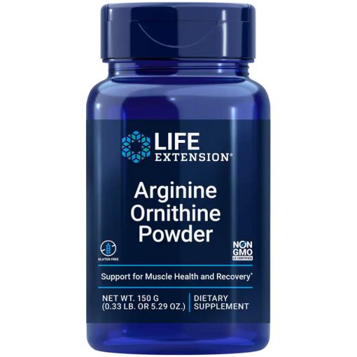 Arginine Ornithine Powder, 150 grams for muscle health & recovery
