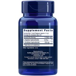 Arginine Ornithine Powder, 150 grams Supplement Facts