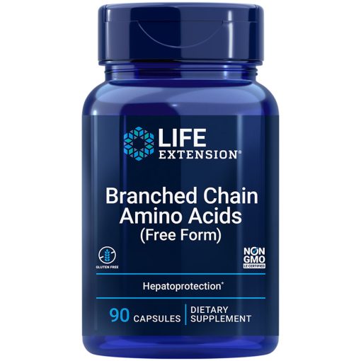 Branched Chain Amino Acids 90 capsules promotes muscle recovery after exercise