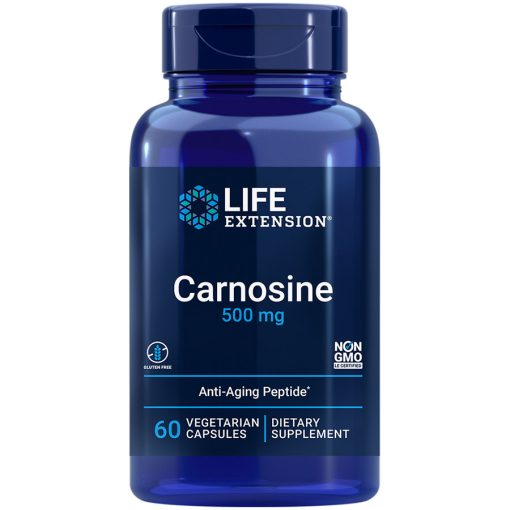 Carnosine 500 mg 60 vegetarian capsules potent anti-aging supplement