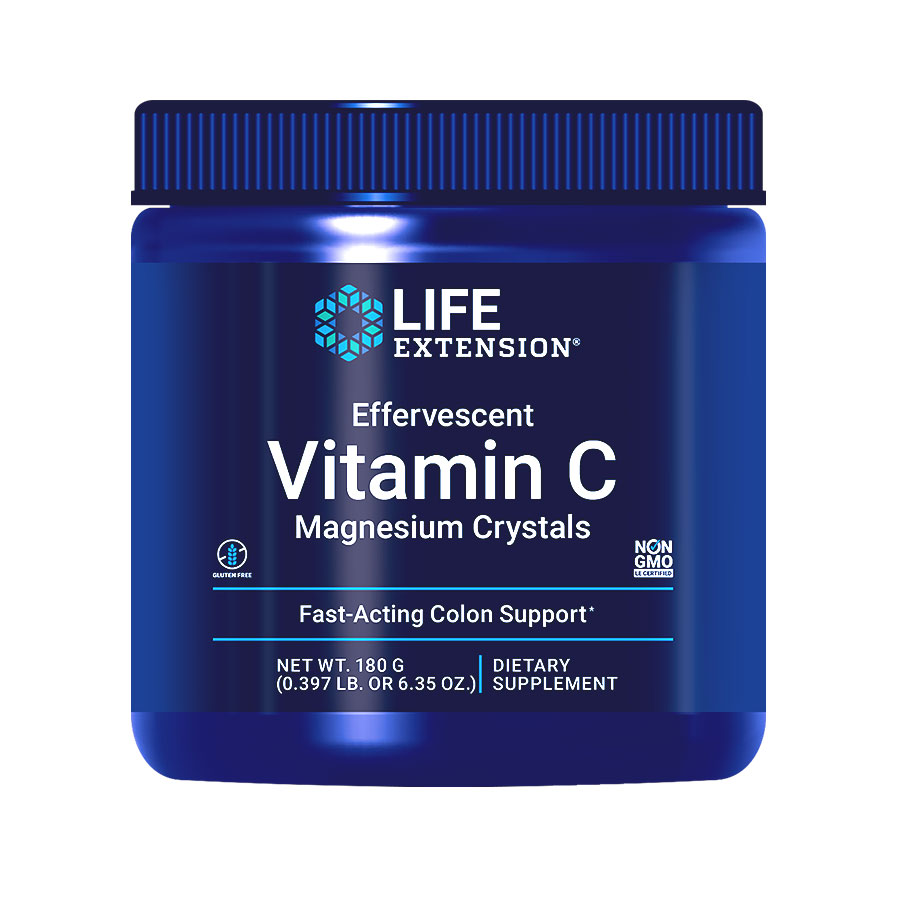 Effervescent Vitamin C Magnesium Crystals Life Extension Australia