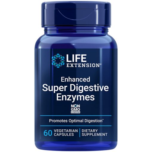 Enhanced Super Digestive Enzymes, 60 vegetarian capsules, for digestion & comfort