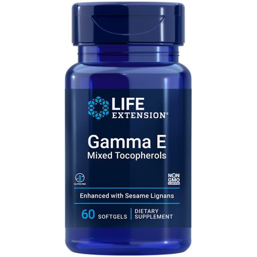 Gamma E Mixed Tocopherols supplement with enhanced vitamin E benefits with sesame lignans