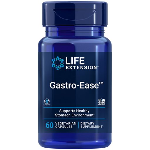 Gastro-Ease 60 vegetarian capsules Stomach digestion supplement to promote health and comfort