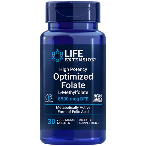 High Potency Optimized Folate is a cardiovascular health supplement that also supports cognitive health