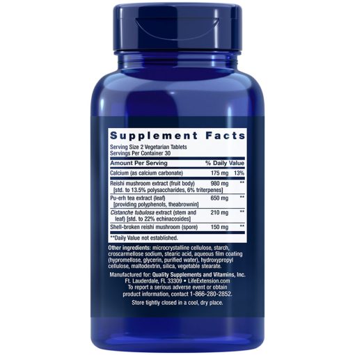Immune Senescence Protection Formula 60 vegetarian tablets Supplement Facts