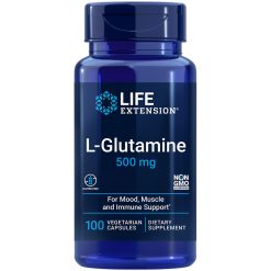 L-Glutamine 100 vegetarian capsules supports muscle & immune health