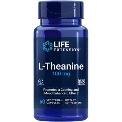 L-Theanine 60 vegetarian capsules for a calming & mood-enhancing supplement