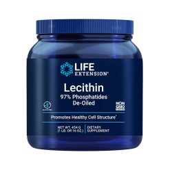 Lecithin, Life Extension supplement promoting healthy cell structure and function in the brain