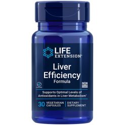 Liver Efficiency Formula 30 vegetarian capsules supports healthy liver function at the cellular level