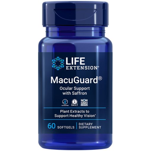 MacuGuard Ocular Support with Saffron Supports eye health & night vision