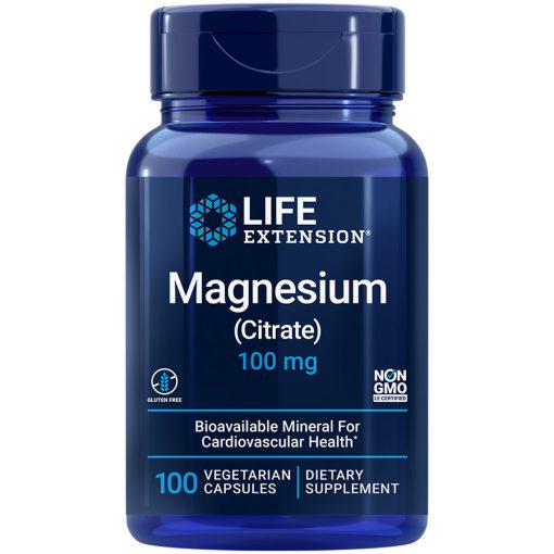 Magnesium Citrate 100 mg 100 vegetarian capsules get the magnesium your body needs