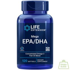Mega EPA-DHA, 120 softgels, high quality fish oil formula