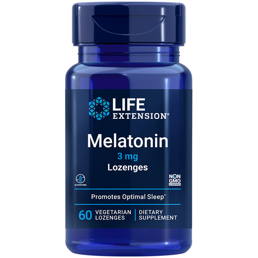 Melatonin 3 mg lozenges for optimal sleep & cellular health