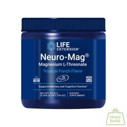 Neuro-Mag Magnesium L-Threonate, tropical punch flavoured powder, 93.35 grams enhancing memory and cognitive function