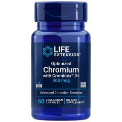 Optimized Chromium with Crominex 3+ 500 mcg, 60 vegetarian capsules