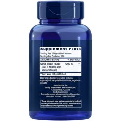 Optimized Garlic, 200 vegetarian capsules Supplement Facts