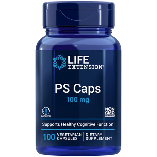 PS Caps (Phosphatidylserine)100 mg 100 capsules supports healthy cognitive function