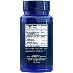 PalmettoGuard Saw Palmetto Nettle Root Formula with Beta-Sitosterol 60 softgels Supplement Facts