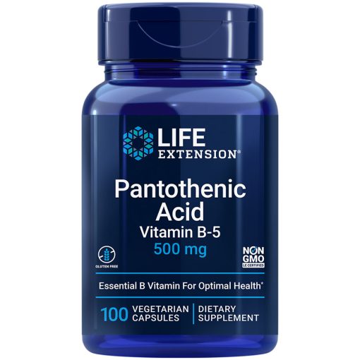 Pantothenic Acid Essential B vitamin supplement for metabolic health & more