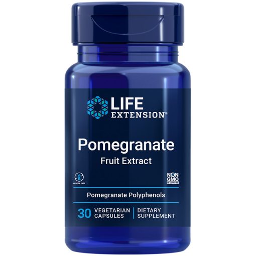 Pomegranate Fruit Extract 30 vegetarian capsules promotes heart & blood pressure health
