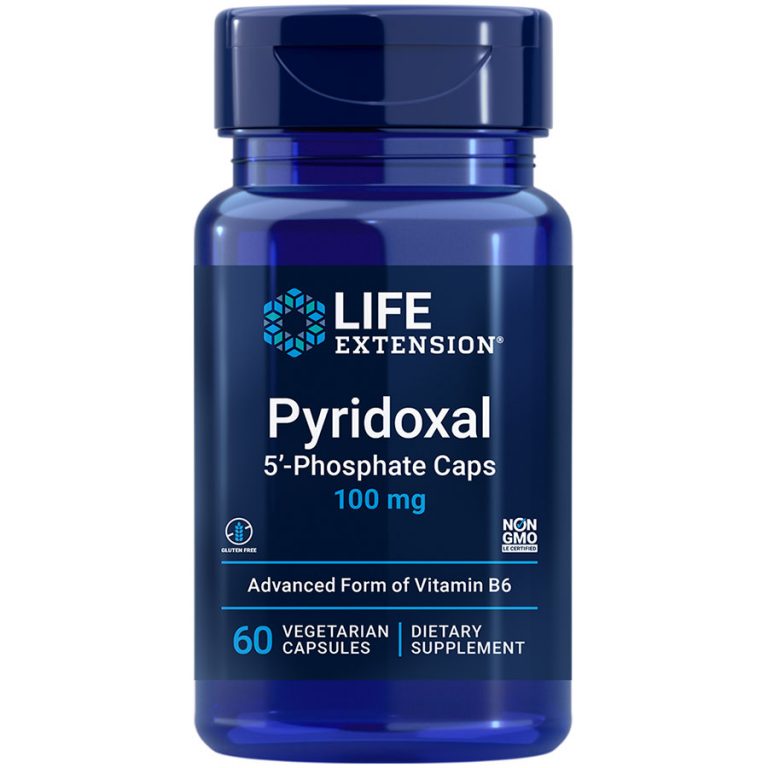 Pyridoxal 5'Phosphate Caps, 100 mg, 60 vegetarian capsules Life