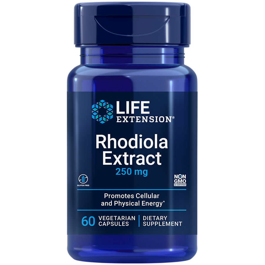 Rhodiola Extract 60 vegetarian capsules Promotes ATP production and cellular energy metabolism