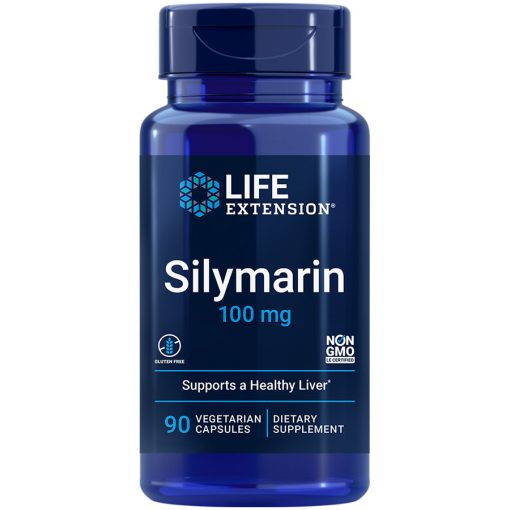 Silymarin 100 mg 90 vegetarian capsules for liver health