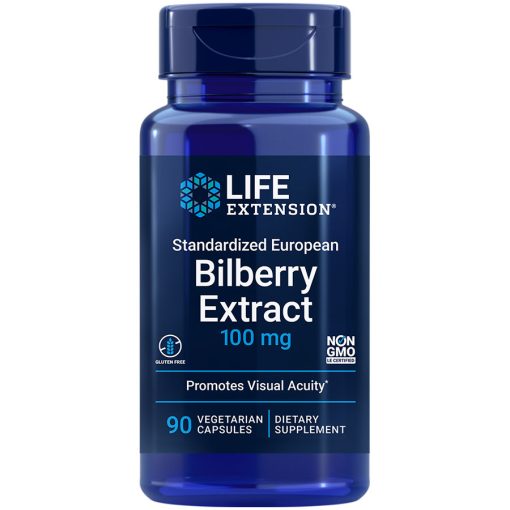 Standardized European Bilberry Extract supplement for eye health & ocular support