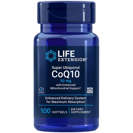 Super Ubiquinol CoQ10 with Enhanced Mitochondrial Support 100 softgels