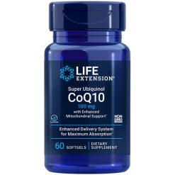 Super Ubiquinol CoQ10 with Enhanced Mitochondrial Support benefits cell energy, heart & brain health