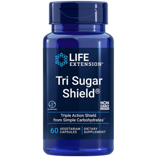 Tri Sugar Shield, 60 capsules for balanced sugar production in the liver - Life Extension