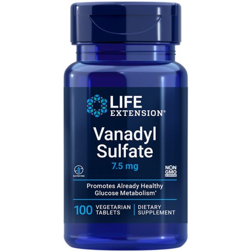 Vanadyl Sulfate vegetarian tablets supports healthy glucose metabolism
