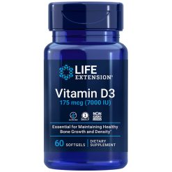 Vitamin D3 60 Softgels 175 mcg, our highest potency D3 supplement