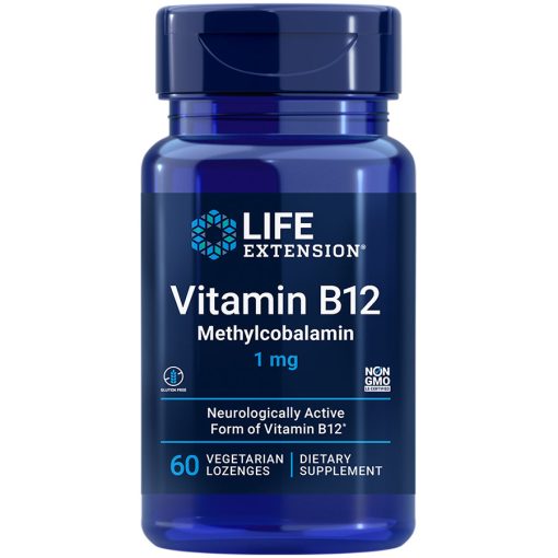 Vitamin B12 Methylcobalamin 60 lozenges for a convenient way to ensure optimal B12 levels