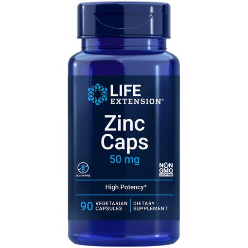 Zinc Caps Life Extension supplement formula supports natural immune defences