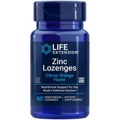 Zinc Lozenges a convenient immune health support lozenges natural citrus orange flavor
