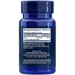 Zinc Lozenges 60 vegetarian lozenges Supplement Facts