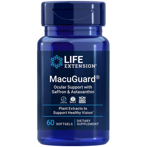 MacuGuard Ocular Support with Saffron & Astaxanthin Complete support for eye health & night vision