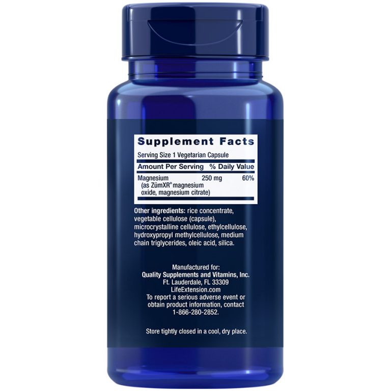 Extend-Release Magnesium, 60 capsules - Life Extension Australia