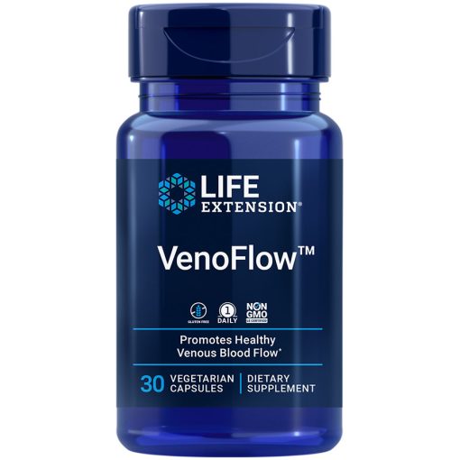 VenoFlow 30 vegetarian capsules support healthy blood flow and vascular function