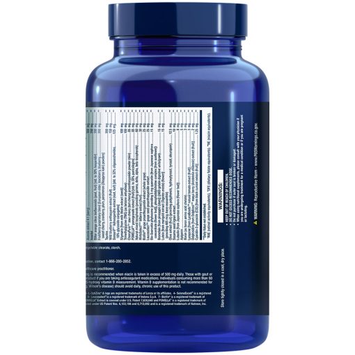 Life Extension Mix Tablets with Extra Niacin, 240 tablets Supplement Facts - b