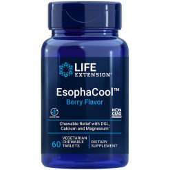 EsophaCool 60 chewable tablets for On the go support for esophageal defense