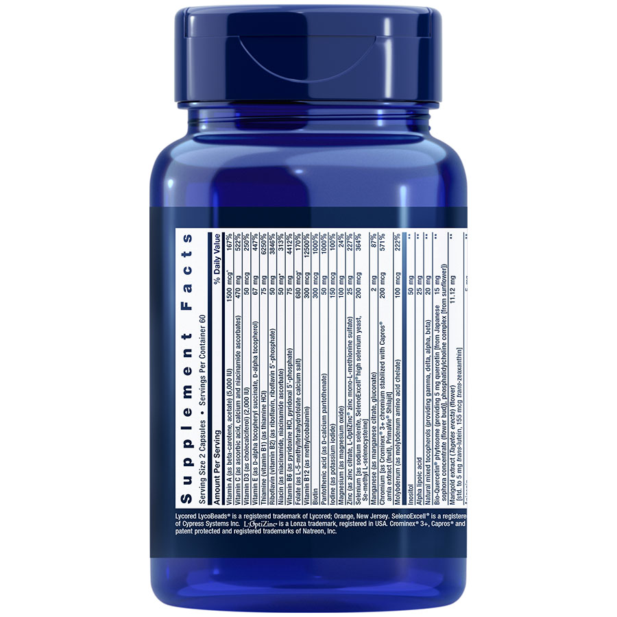 Two-Per-Day Multivitamin, 120 Capsules - Life Extension Australia