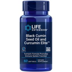 Black Cumin Seed Oil with Curcumin Elite Turmeric Extract dual action immune health & inflammation response support