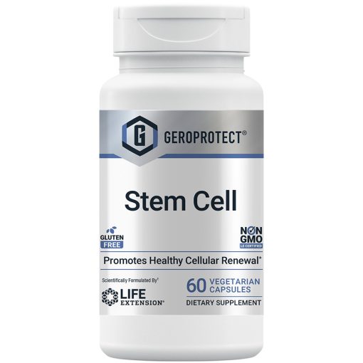 Life Extension's anti-aging longevity supplement, Geroprotect Stem Cell, 60 vegetarian capsules