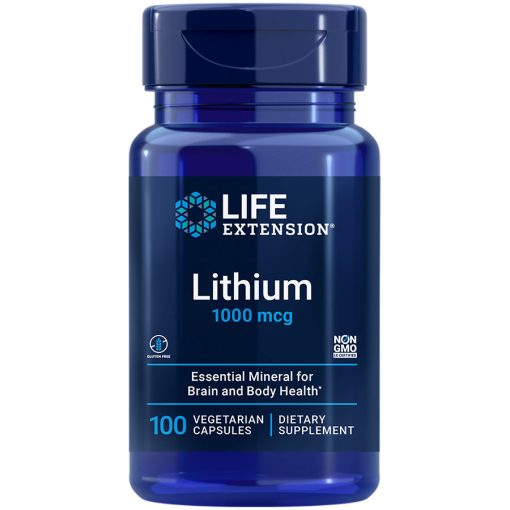 Lithium mineral supplement supports brain health and longevity